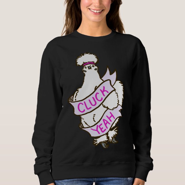 Camiseta Cluck Sim Silkie Chicken (Frente)