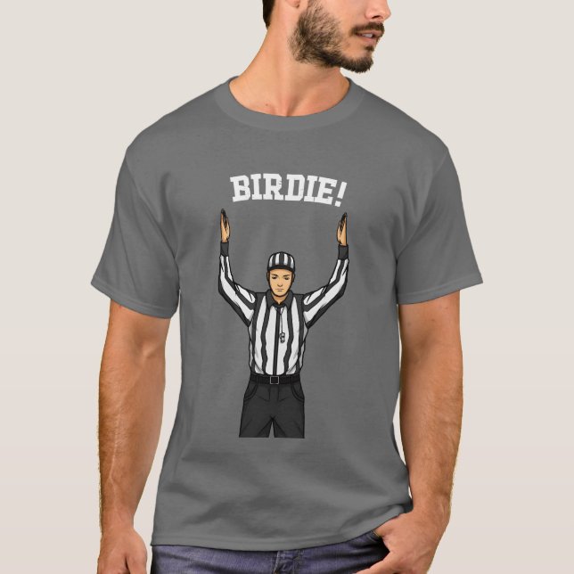 Camiseta Clueless Sports Fan Referee Birdie Funny Sports fu (Frente)