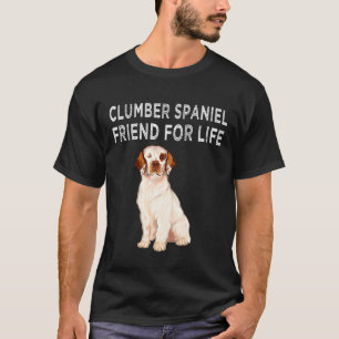 Camiseta Clumber Spaniel Amigo Para A Amizade De Cães De Vi
