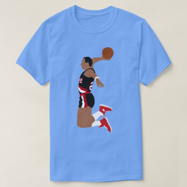 Camiseta Clyde Drexler Dunk (Frente do Design)