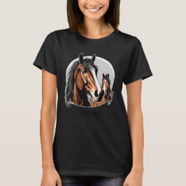 Camiseta Clydesdale feminina