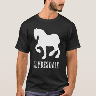 Camiseta Clydesdale Piloto Clydesdale Pés Gigantes Cavalo