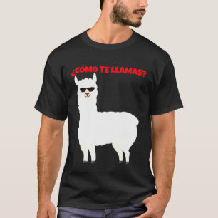 Camiseta Cmo Te Llamas Llamacorn Espanhol Alpaca