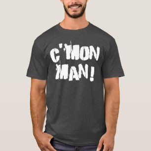 Camiseta C'mon homem! Branco