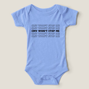 Camiseta CMV Não Me Parará Onsie para bebês guerreiros CMV
