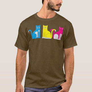Camiseta CMYK cats 1