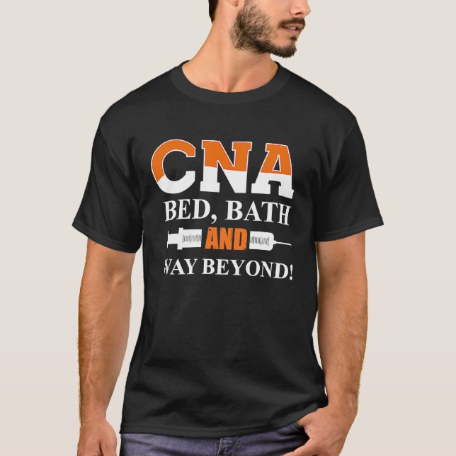 Camiseta CNA Bed Bath And Way Beyond  Certfied Nursing Assi (Frente)