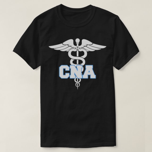 Camiseta CNA Caduceus - Símbolo Médico Presentes (Frente do Design)