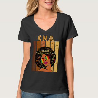 Camiseta CNA Certified Nursing Assistant Afro Black History