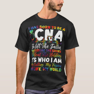Camiseta Cna Enfermeira Auxiliar De Enfermagem Certificada 