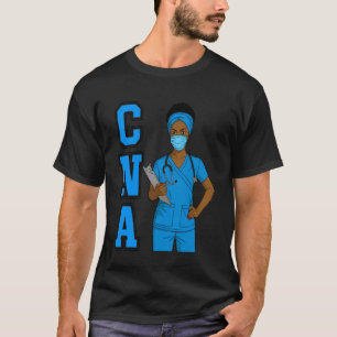 Camiseta CNA Enfermeiras Melanina Mês da História Negra Mul