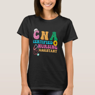 Camiseta CNA Enfermeiro Auxiliar Certificado, médico, enfer