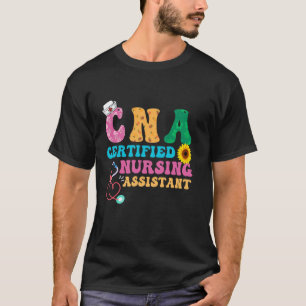 Camiseta CNA Enfermeiro Auxiliar Certificado, médico, ia de