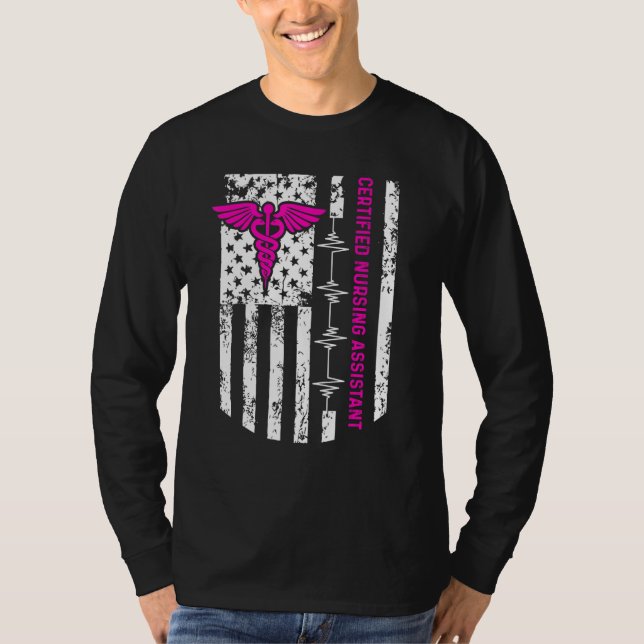Camiseta CNA Inspira Assistente de Enfermagem Certificado (Frente)