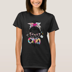 Camiseta Cna Life Coqueiro Desarrumado Cabelo Estetoscópio