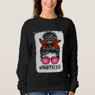 Camiseta CNA Life Messy Bun CnaLife - Presente para enferme