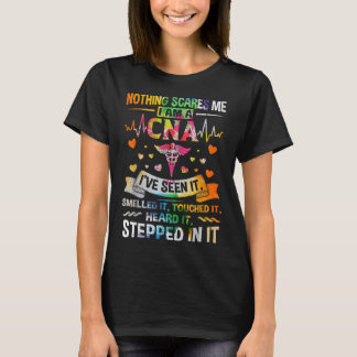 Camiseta CNA Nada me assusta, sou enfermeira de saúde da CN