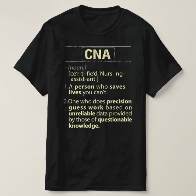 Camiseta CNA Real American Definition (Frente do Design)