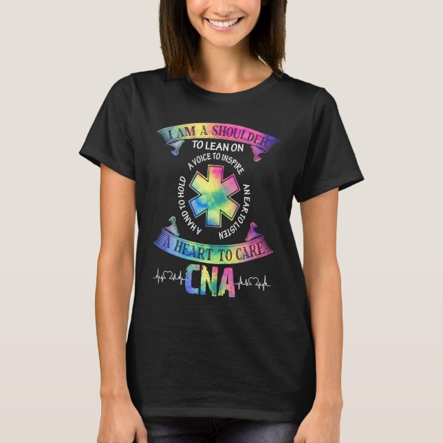 Camiseta CNA Squad Appreciation Day Tie Dye For Women For W (Frente)