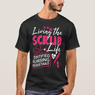 Camiseta CNA Vivendo O Assis De Enfermagem Certificada De V