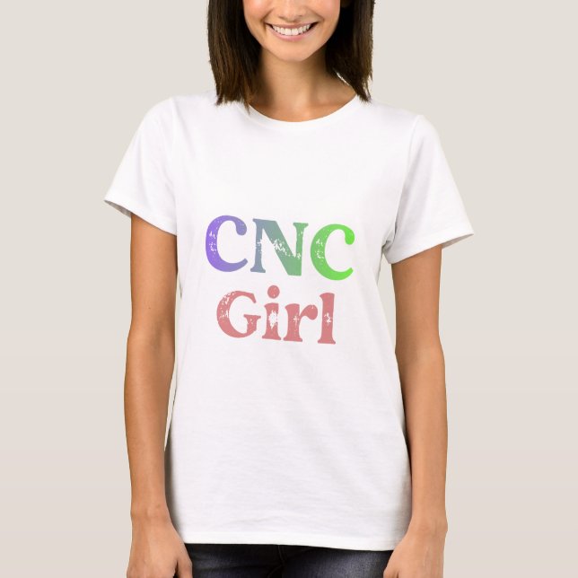Camiseta CNC Girl (Frente)