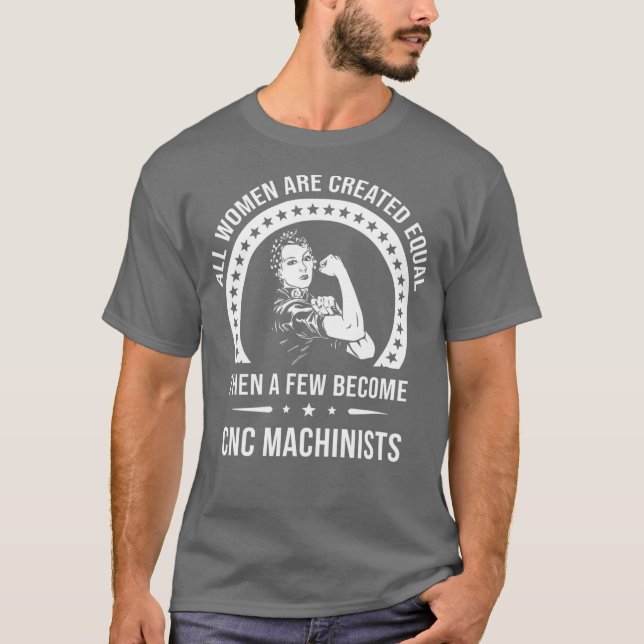 Camiseta Cnc Machinist s for Women  Cnc Machinist (Frente)