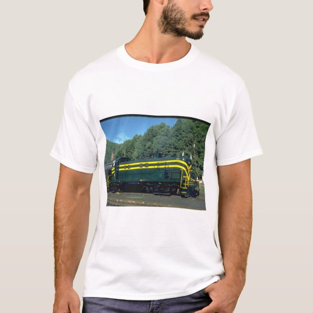 Camiseta CNJ Alco RS-3 #1554, classic_Trains (Frente)