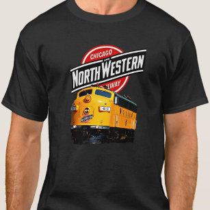 Camiseta CNW Chicago North Western Rail Yellow Diesel