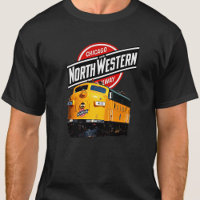 CNW Chicago North Western Rail Yellow Diesel