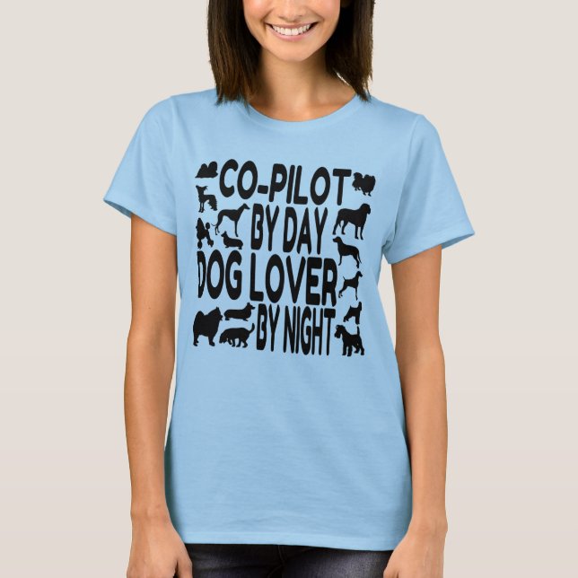 Camiseta Co-Piloto De Pão De Cão (Frente)