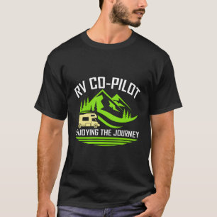 Camiseta Co-Piloto Rv Que Goza Do Reboque De Viagem De Viag
