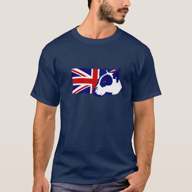 Camiseta COA UJ v2 de bull terrier (Frente)