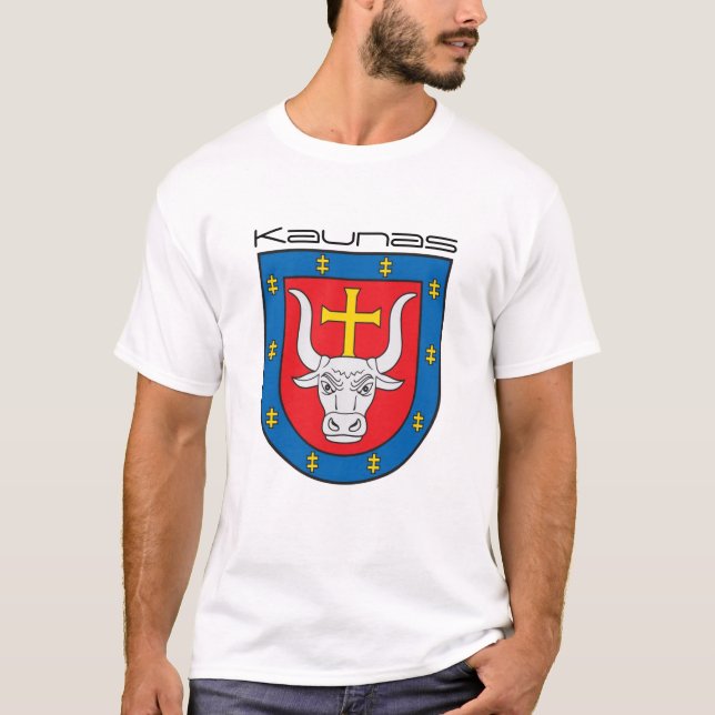 Camiseta CoA velho de Kaunas na parte dianteira - Vytis (Frente)