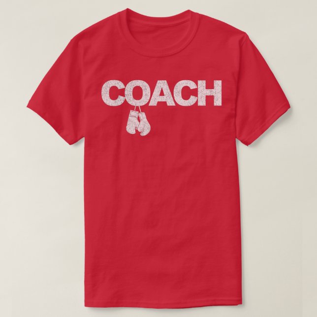 Camiseta Coach Boxer Coach Boxer Retro (Frente do Design)