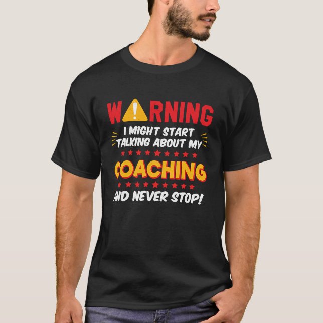 Camiseta Coach Coaching Say Piada Graphic (Frente)