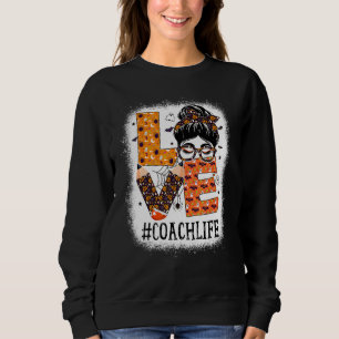 Camiseta Coach Love Coque Desgrenhado Abóbora Laranja Mulhe
