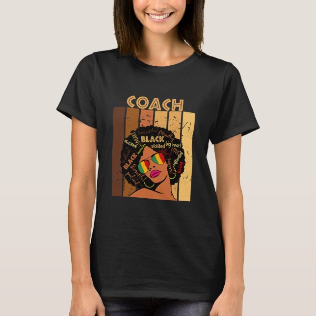 Camiseta    CoachWomen Black  (Frente)