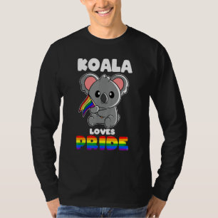 Camiseta Coala ama Orgulho Orgulho Gay Arco-íris Coala Igua