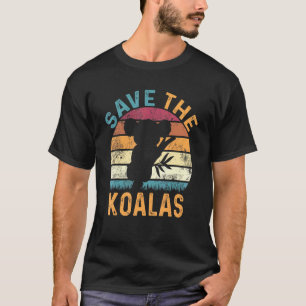 Camiseta Coala Austrália Bem-estar Animal Nova Zelândia Aus