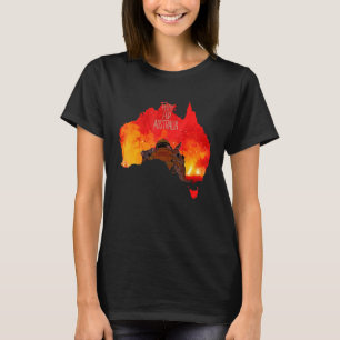 Camiseta Coala Canguru Animais Pessoas Orem Pela Austrália