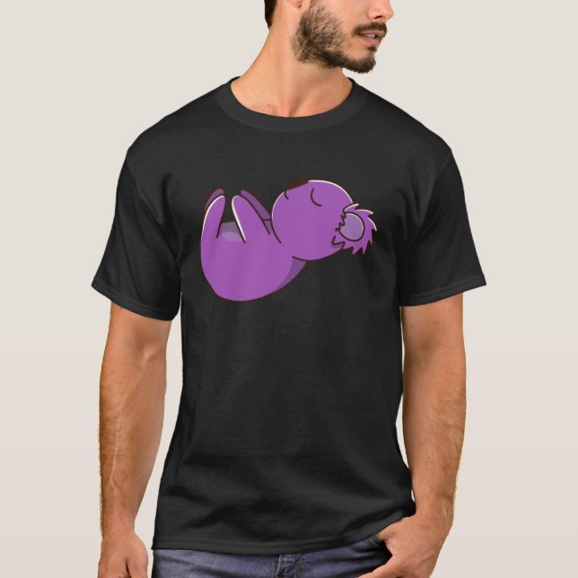 Camiseta coala coala fofo austrália  pose de ioga dormindo (Frente)