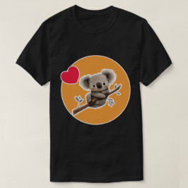 Camiseta Coala com um graveto