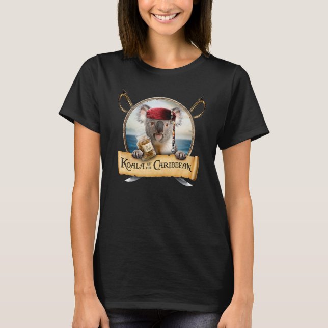 Camiseta Coala Do Caribe   Coala Bebê Fofo   Natal (Frente)
