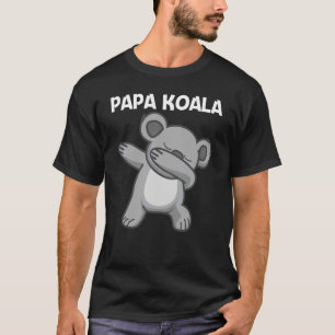 Camiseta Coala Fofo Para Homens Pai Animal De Zoológico Aus