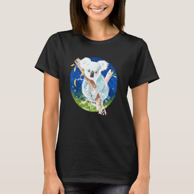 Camiseta Coala Gráfico Mulheres Coala (Frente)