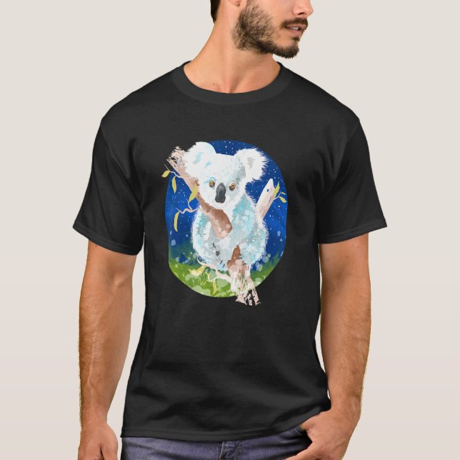 Camiseta Coala Gráfico Mulheres Coala (Frente)