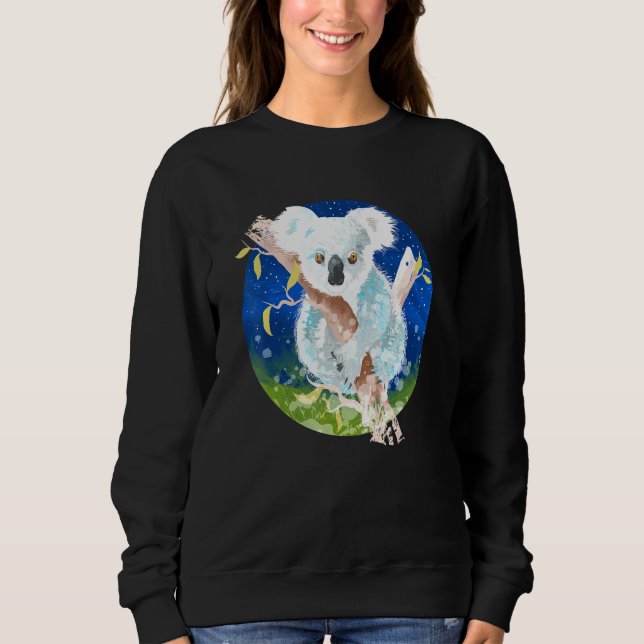 Camiseta Coala Gráfico Mulheres Coala (Frente)