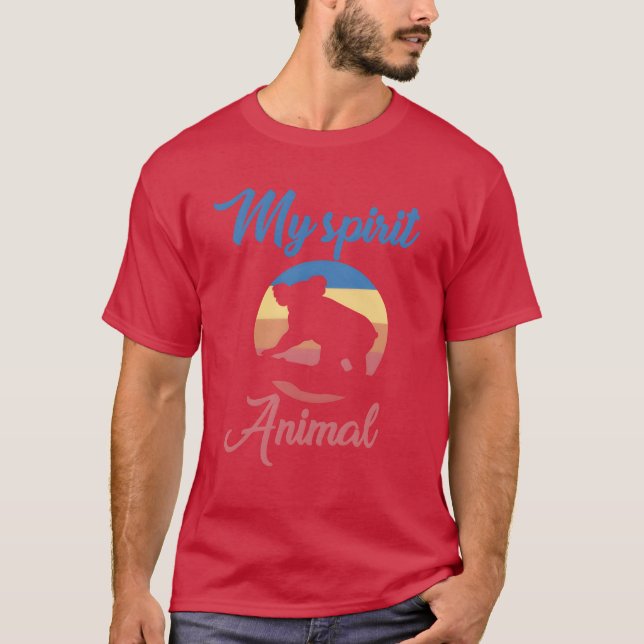 Camiseta Coala Meus Animais engraçado (Frente)