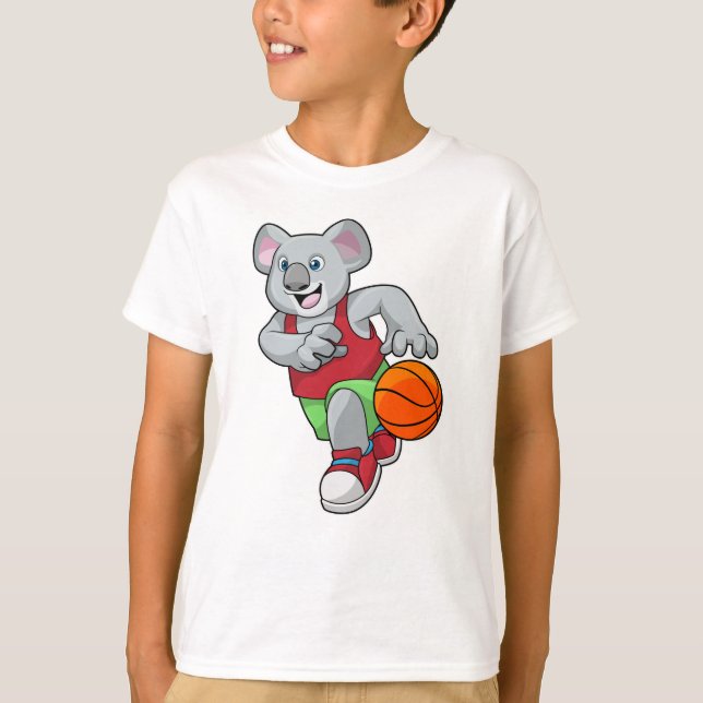 Camiseta Coala no Esporte Basquete (Frente)