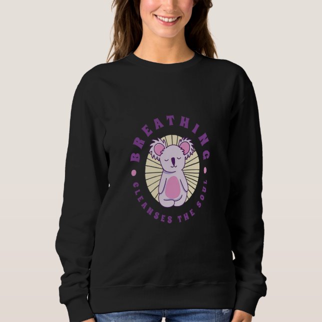 Camiseta Coala Respirando Limpa a Alma (Frente)
